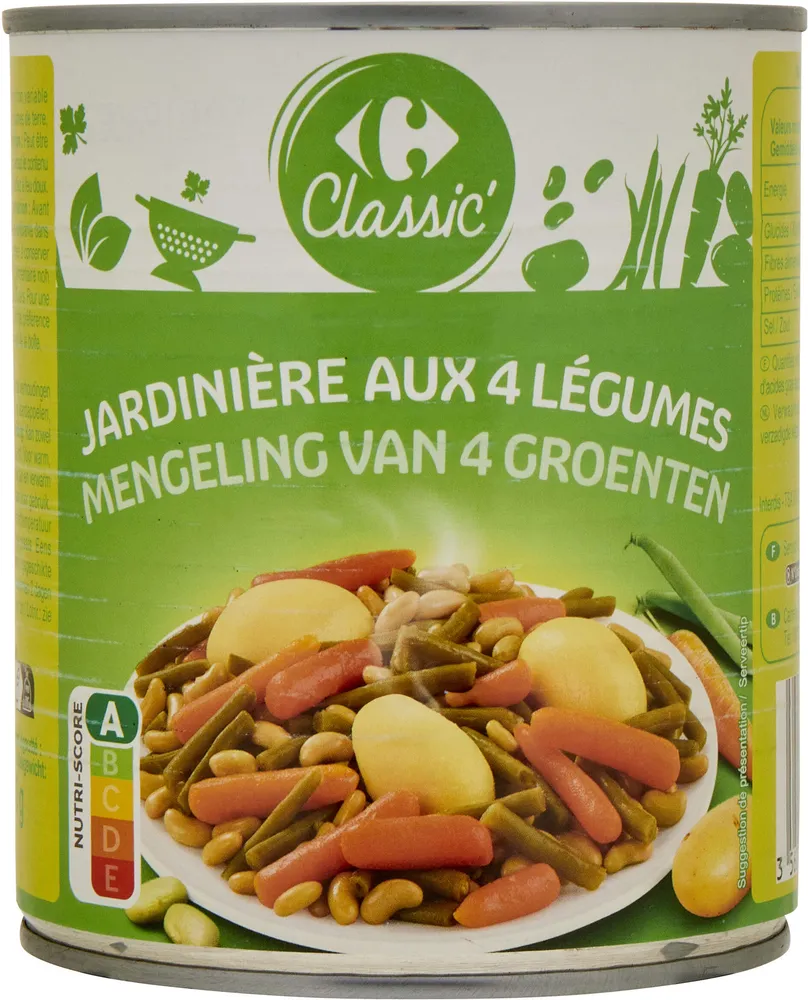 Jardinière aux 4 légumes