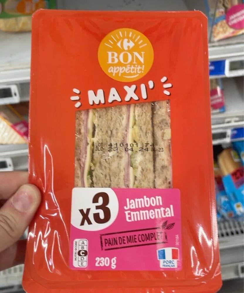 sandwich jambon emmental