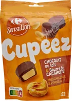 Cupeez CHOCOLAT au lait & Beurre de CACAHUETE