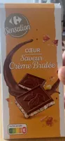 Coeur saveur creme brulee