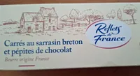 Carrés au sarrasin breton et pépites de chocolat