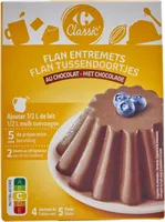 Flan entremets au chocolat