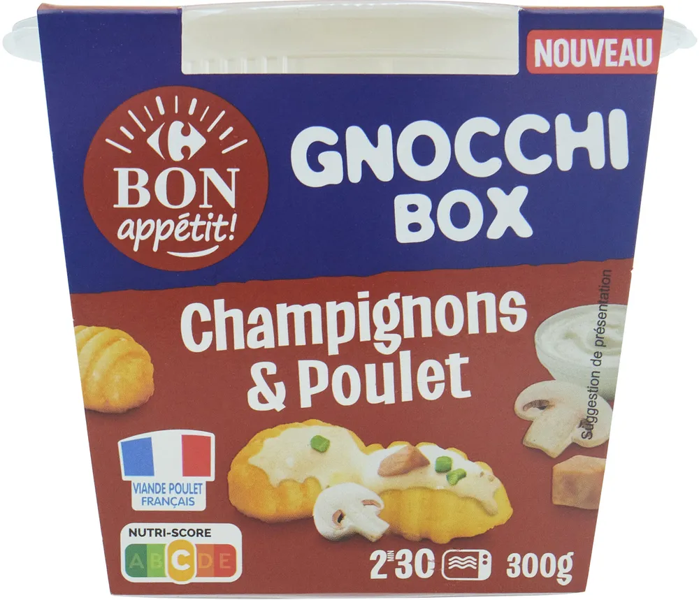 GNOCCHI BOX Champignons & Poulet