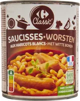 Saucisses aux haricots blancs