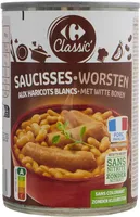 Saucisses aux haricots blancs