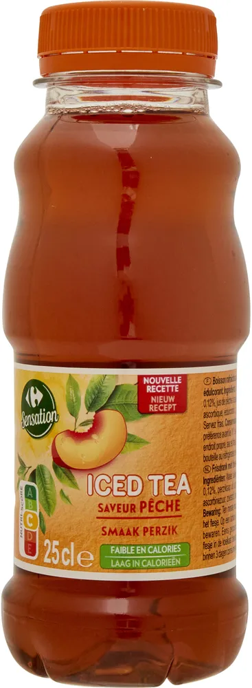 Iced tea saveur pêche