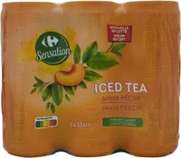 Iced tea saveur pêche