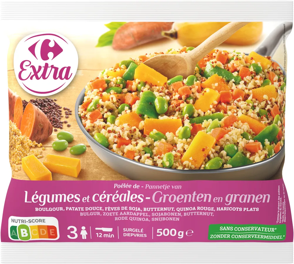 Poélée de Légumes et céréales