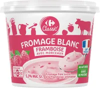 Fromage blanc Framboise avec morceaux