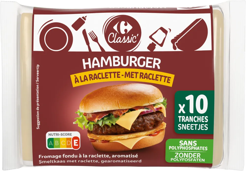 Hamburger a la raclette