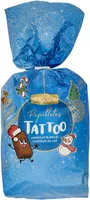 Papillotes TATTOO Chocolat blanc et Chocolat au lait