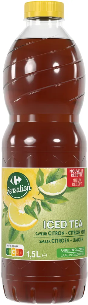 Iced tea saveur citron - citron vert