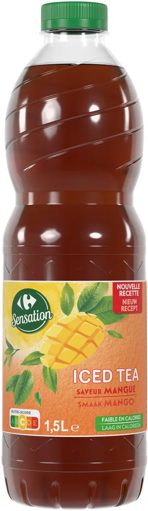 Iced tea saveur mangue