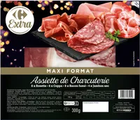 Assiette de Charcuterie 8 x Rosette - 8 x Coppa - 8 x Bacon fumé - 4 x Jambon sec