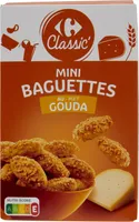 Mini baguettes au Gouda