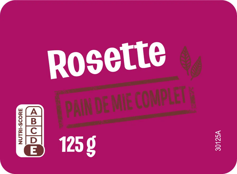 rosette pain de mie complet