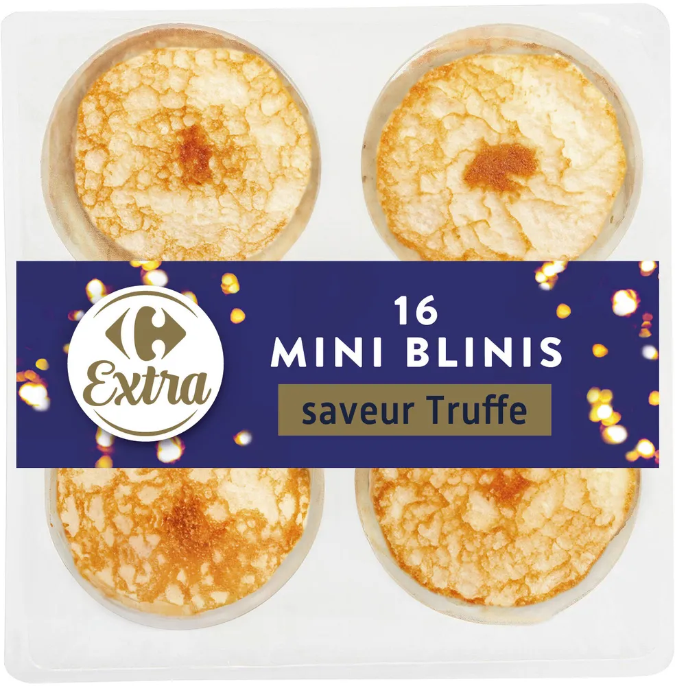 16 Mini Blinis saveur Truffe