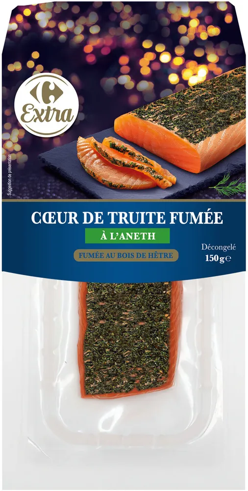 Cœur de Truite Fumée à l'Aneth