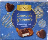 Coeurs de guimauve chocolat au lait caramel