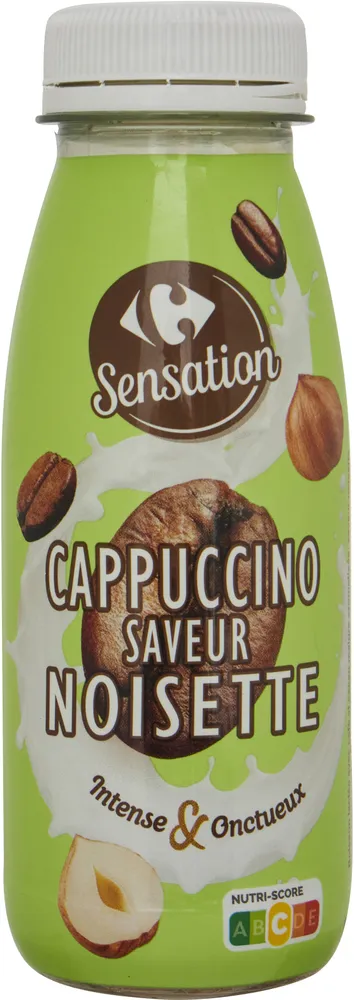 Cappuccino saveur noisette