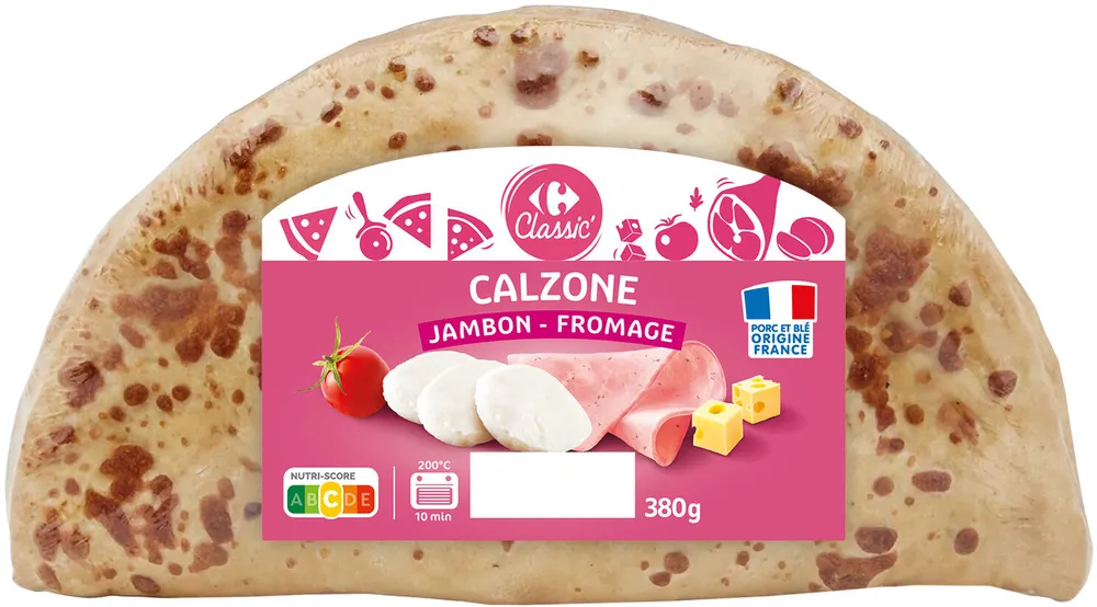 Calzone jambon - fromage