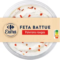 FETA BATTUE Poivrons rouges