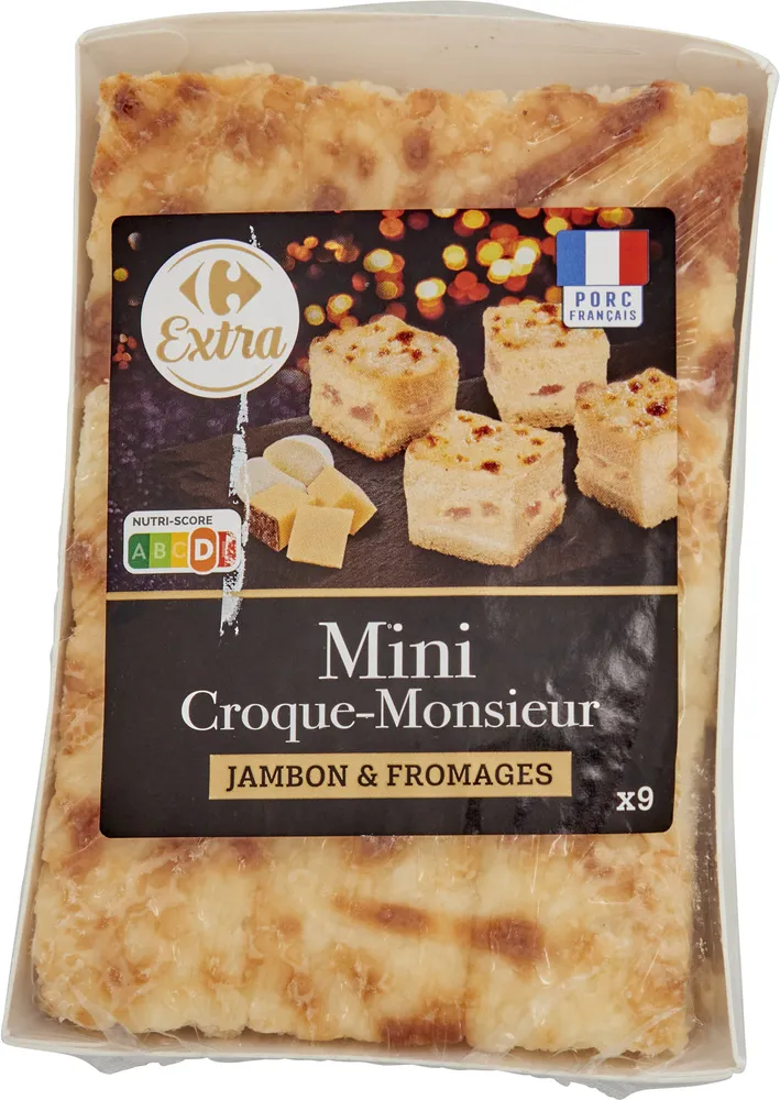 Mini Croque-Monsieur JAMBON ET FROMAGES
