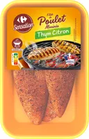 Filets de poulet marinés thym citron