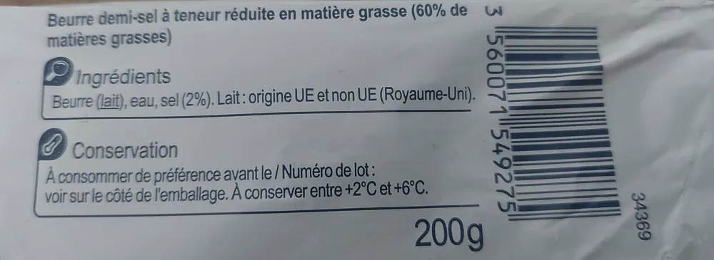 Beurre demi-sel