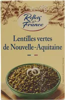 Lentilles vertes de Nouvelle-Aquitaine