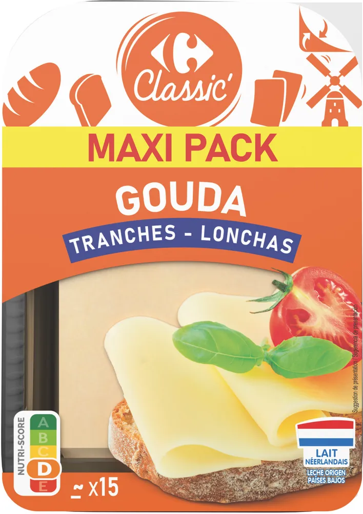 Gouda tranches