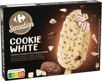 Cookie white chocolat blanc et éclats de cookies