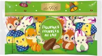 Figurines fourrées au lait