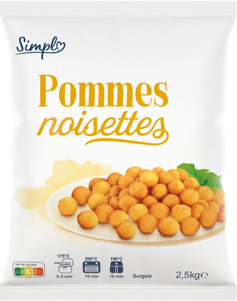 Pommes noisettes