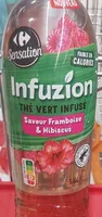 Infuzion Thé vert infusé Saveur Framboise & Hibiscus