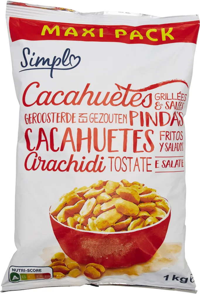 Cacahuètes grillées & salées