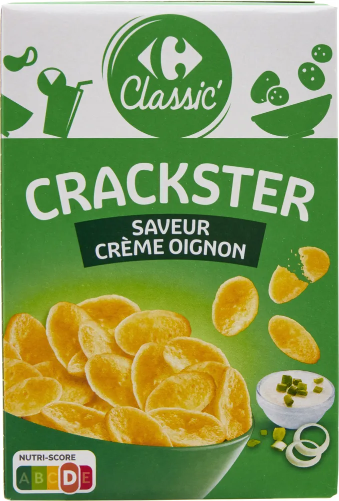 Crackster Saveur Crème oignon