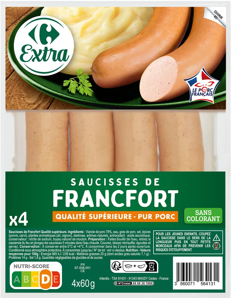 Saucisses de Francfort