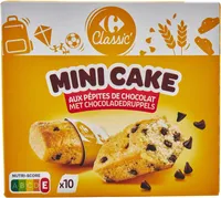 Mini cake aux pépites de chocolat