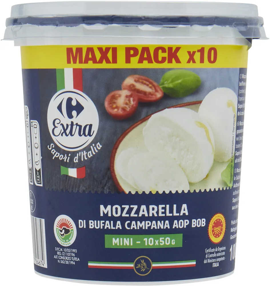 Mozzarella di bufala campana aop