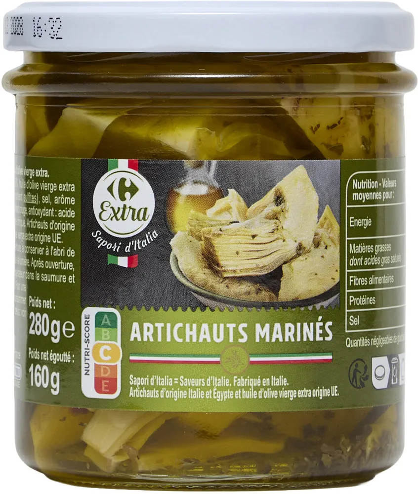 Artichauts marinés