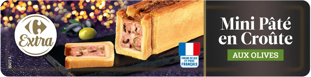 Mini paté en croûte aux olives