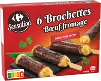 6 Brochettes Bœuf fromage