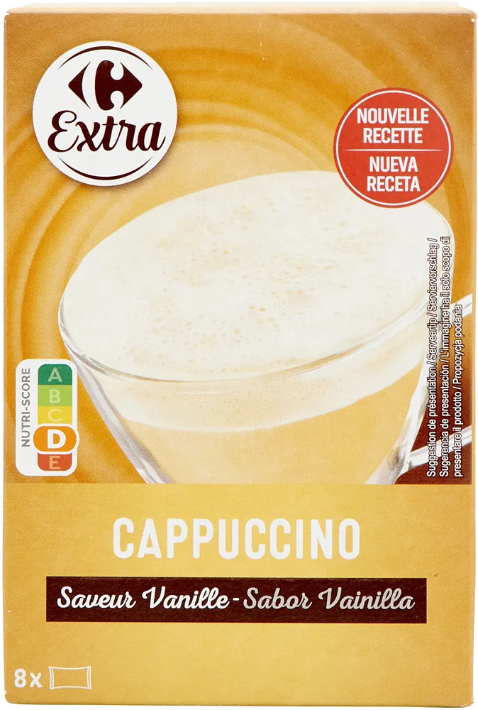 Cappuccino saveur vanille