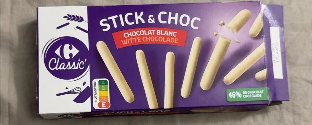 Stick & Choc Chocolat blanc