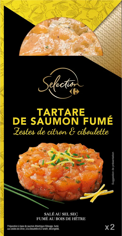 Tartare de saumon fumé