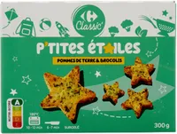 P'tites étoiles pomme de terre brocoli