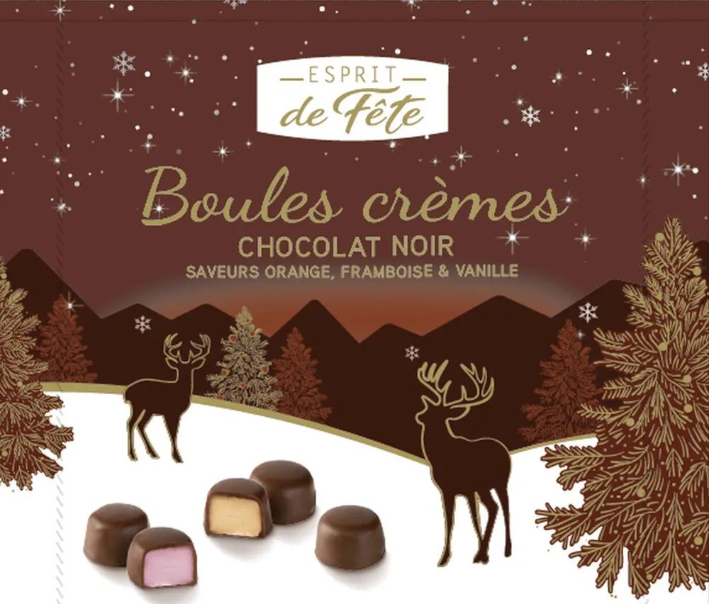Chocolats Boules crème