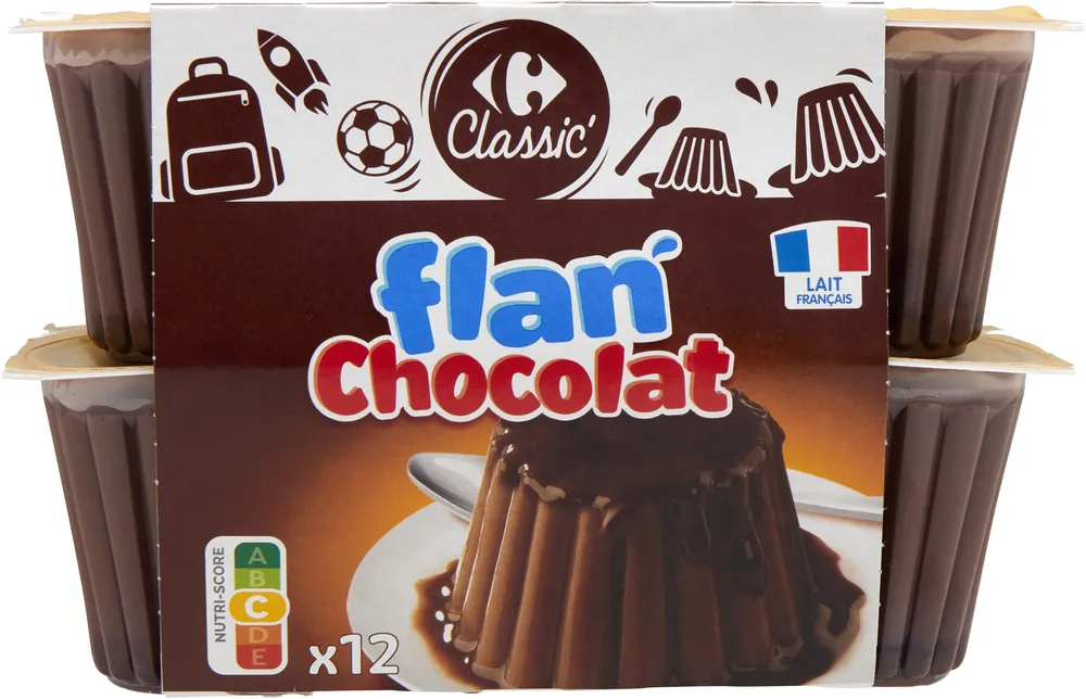 Flan chocolat