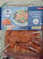 Lardons de truite fumée